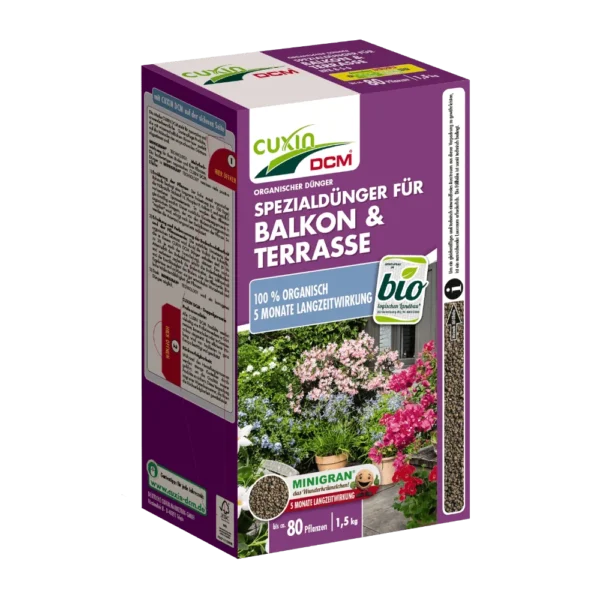SPEZIALDÜNGER FÜR BALKON & TERRASSE
